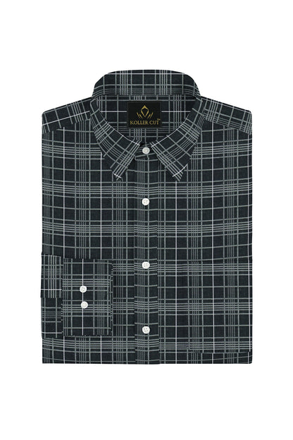 Stitch Custom Shirts in Chennai India - Checks Cotton Shirt