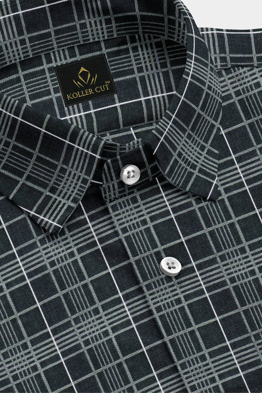 Stitch Custom Shirts in Chennai India - Checks Cotton Shirt