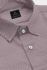 White and Russet Brown Checks Cotton Shirt-Plus size shirt in India