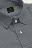 Jet Black and White Checks Cotton Shirt - Plus size shirt in India