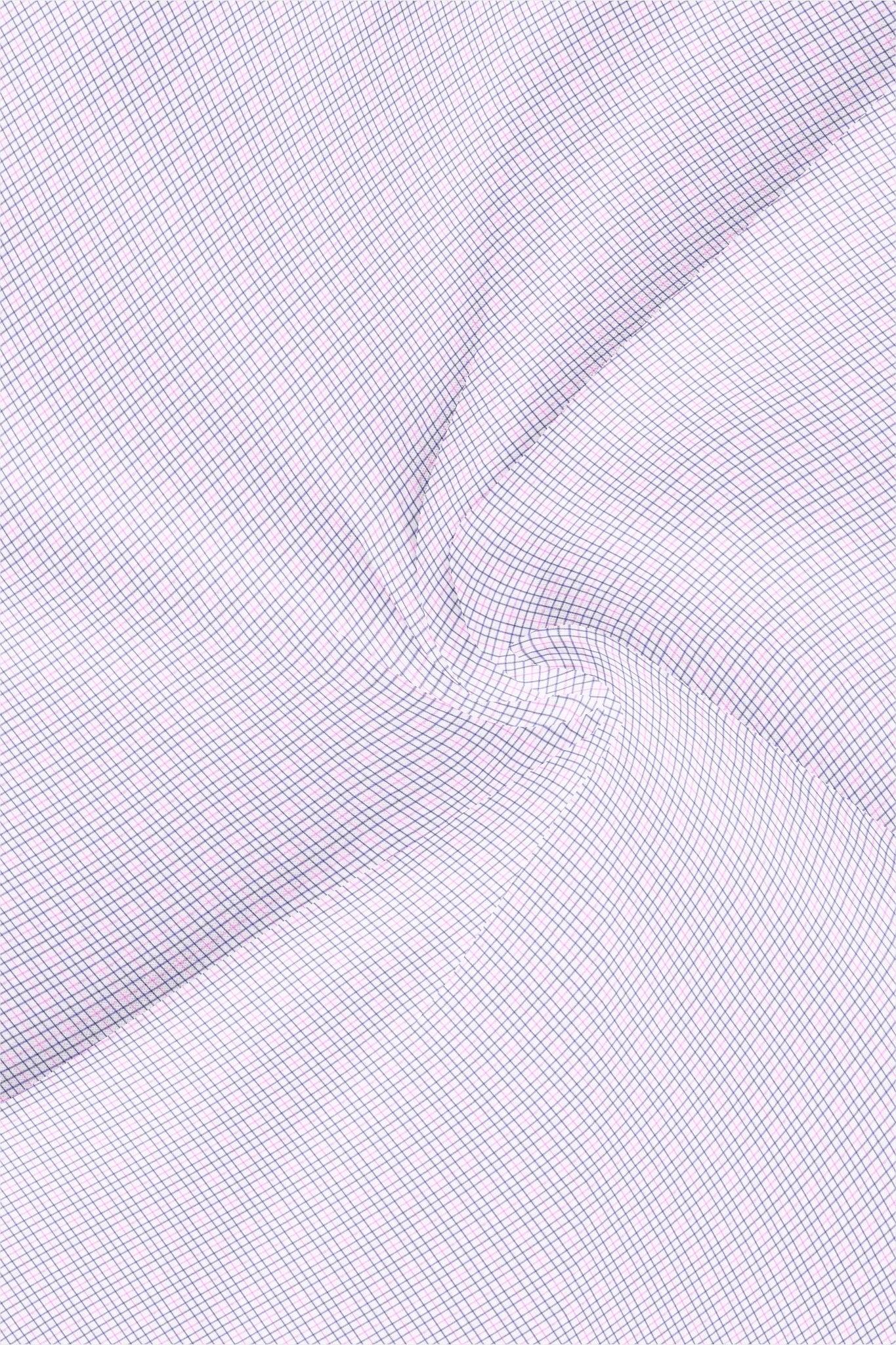 White with Sapphire Purple and Begonia Pink Checks Cotton Shirt