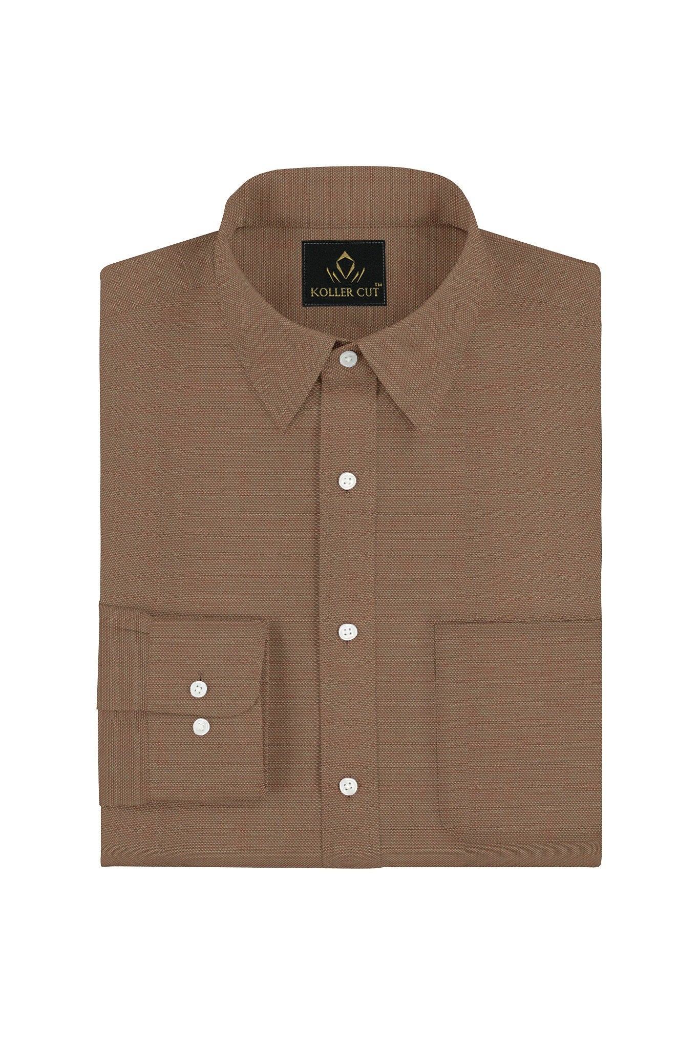 Grenadine Red and Pistachio Green Two Tonned Oxford Cotton Shirt