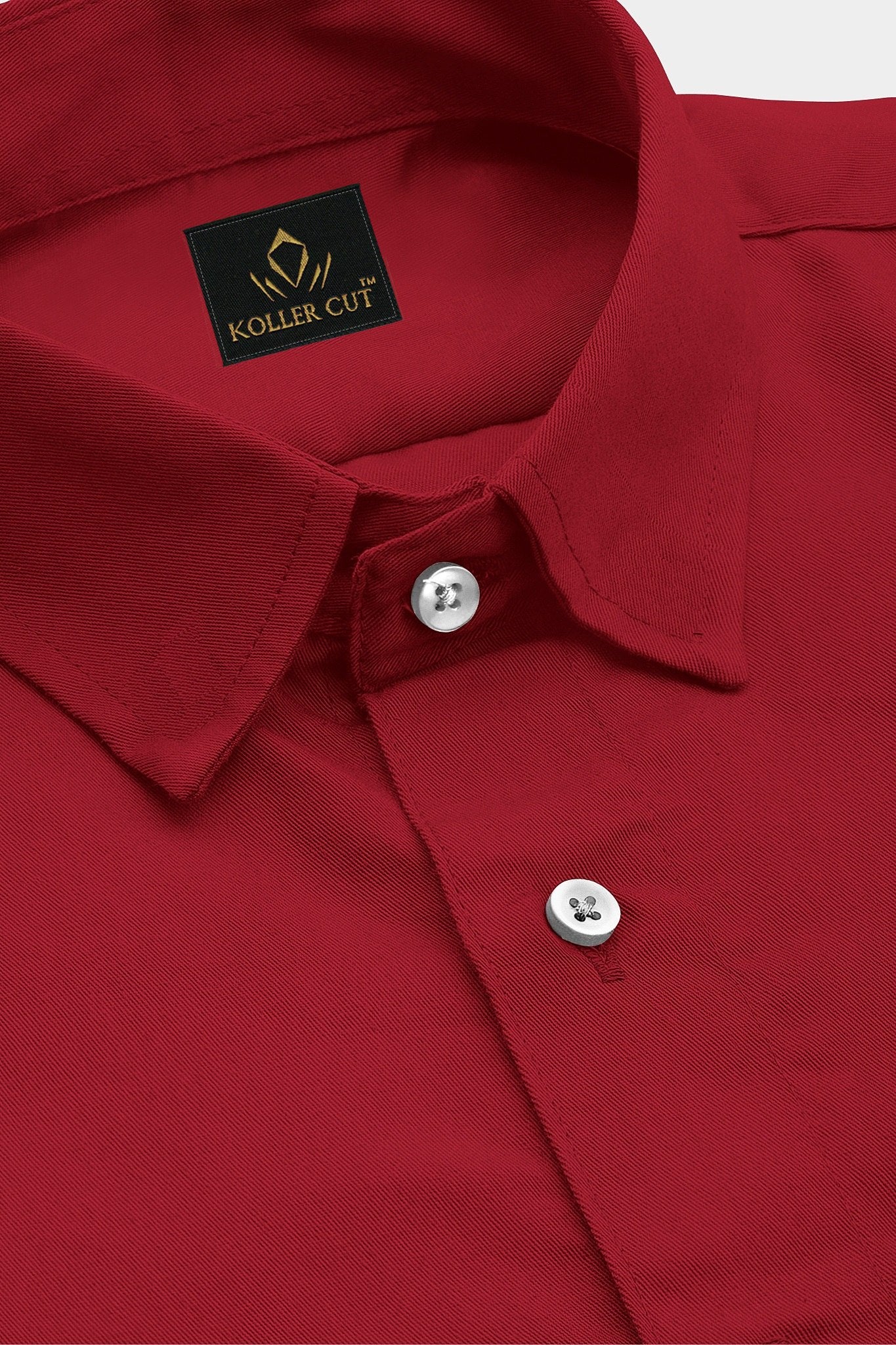 Red Giza Cotton Shirt