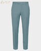 Nile Blue Wool Rich Slight Stretch Pant