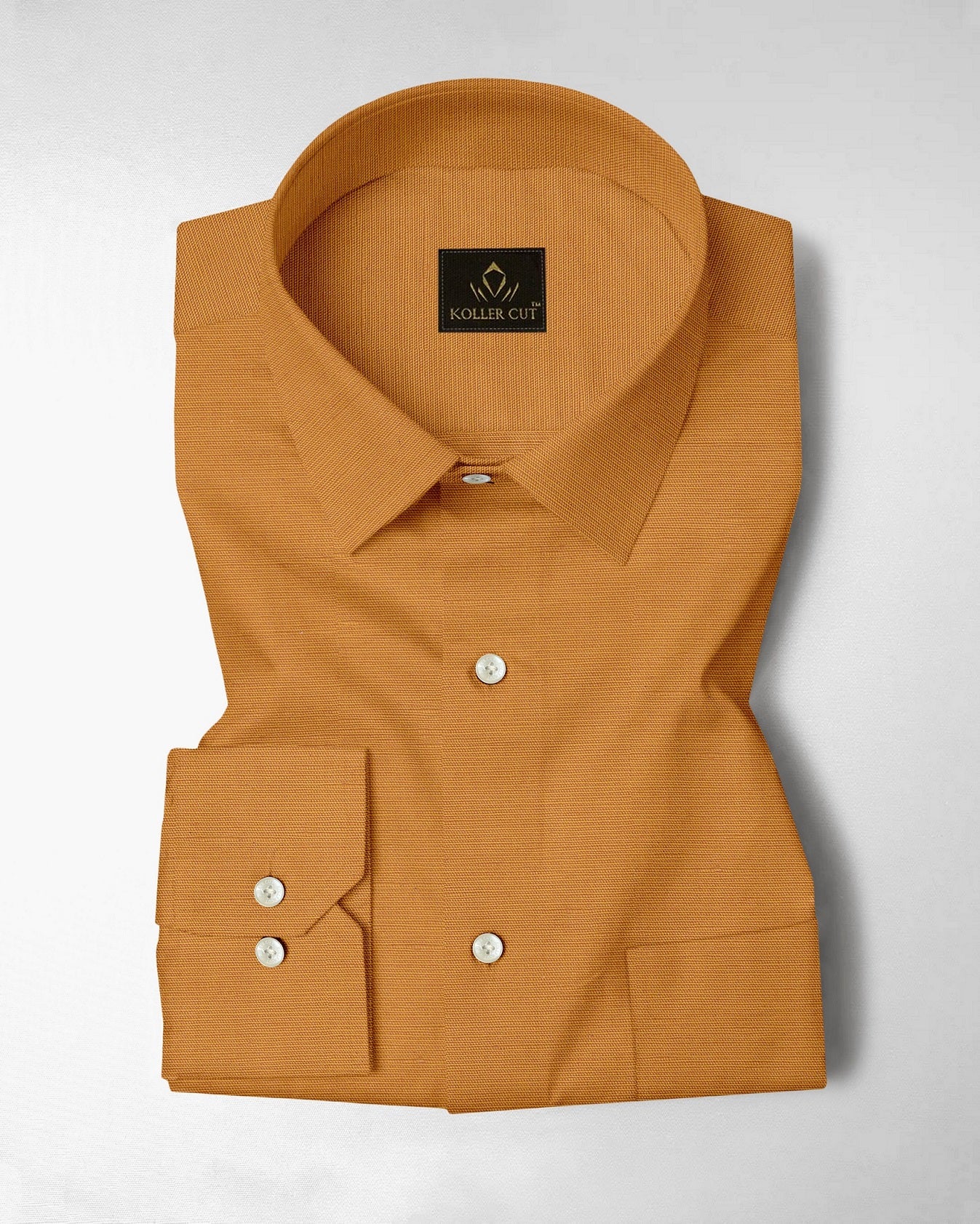 Apricot Yellow Luxurious linen shirt