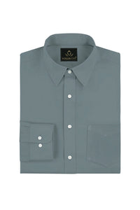Gray Giza Cotton Shirt