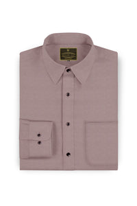 Millennial Pink Solid Plain Mens Cotton Shirt