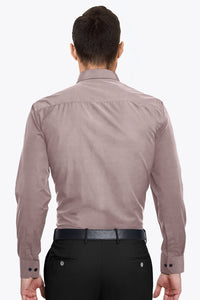 Millennial Pink Solid Plain Mens Cotton Shirt