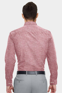 Persian Red Luxurious Linen Shirt