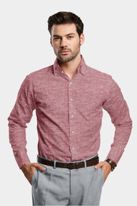 Persian Red Luxurious Linen Shirt