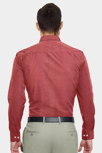 Raspberry Red Luxurious Linen Shirt