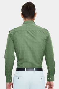 Fern Green Luxurious Linen Shirt