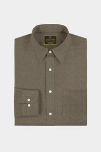 Taupe Luxurious Linen Shirt