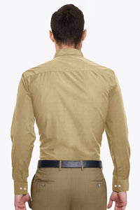 Tussock Brown Luxurious Linen Shirt