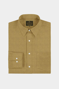 Dijon Mustard Luxurious Linen Shirt