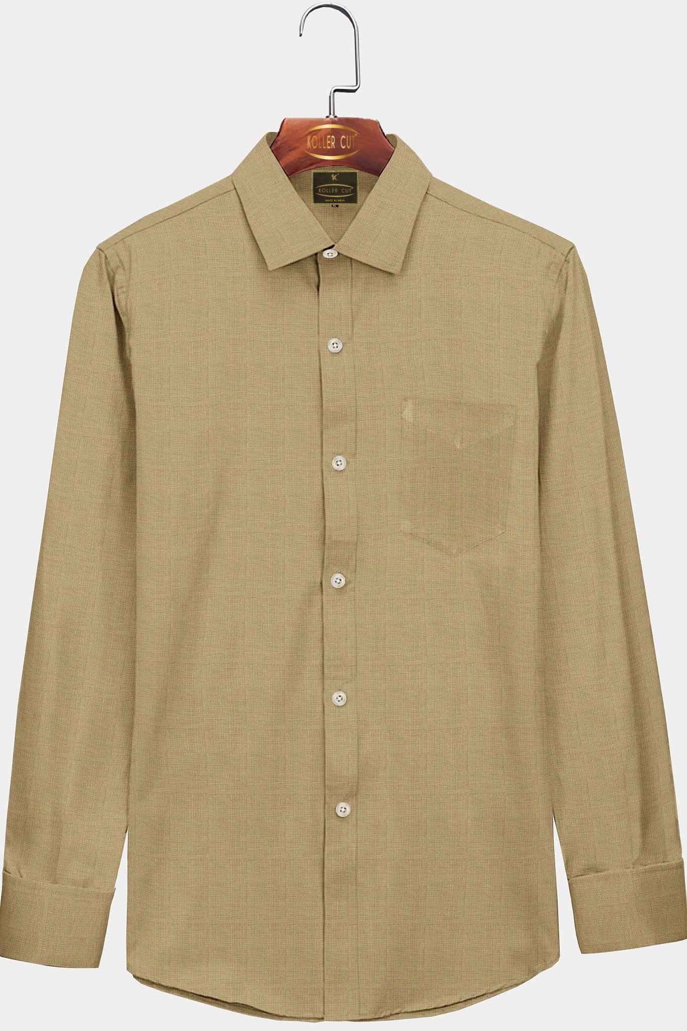Tussock Brown Luxurious Linen Shirt